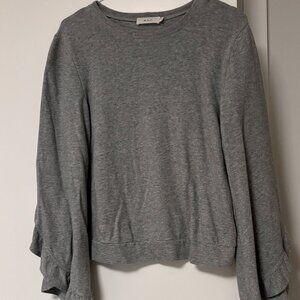 Grey ALC Sweater with Flared Sleeves